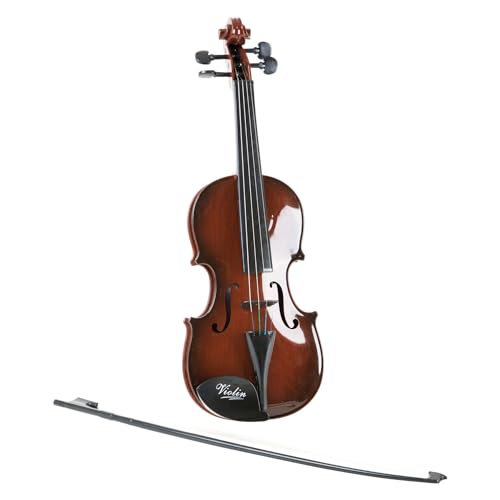 small foot Violine "Klassik" aus Kunststoff, in Holzoptik, inkl. schwarzem Bogen, Musikinstrument ab 4 Jahren, 7027 von Small Foot