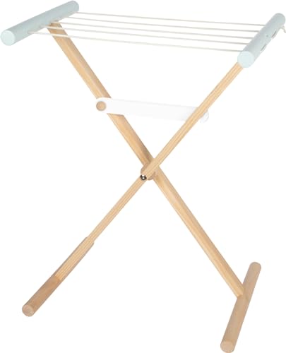 small foot Wäscheständer aus Holz, klappbar und platzsparend, Haushaltsspielzeug für Kinder ab 3 Jahren, 12479 small foot Wäscheständer aus Holz, klappbar und platzsparend, Haushaltsspielzeug für Kinder ab 3 Jahren, 12479 von Small Foot
