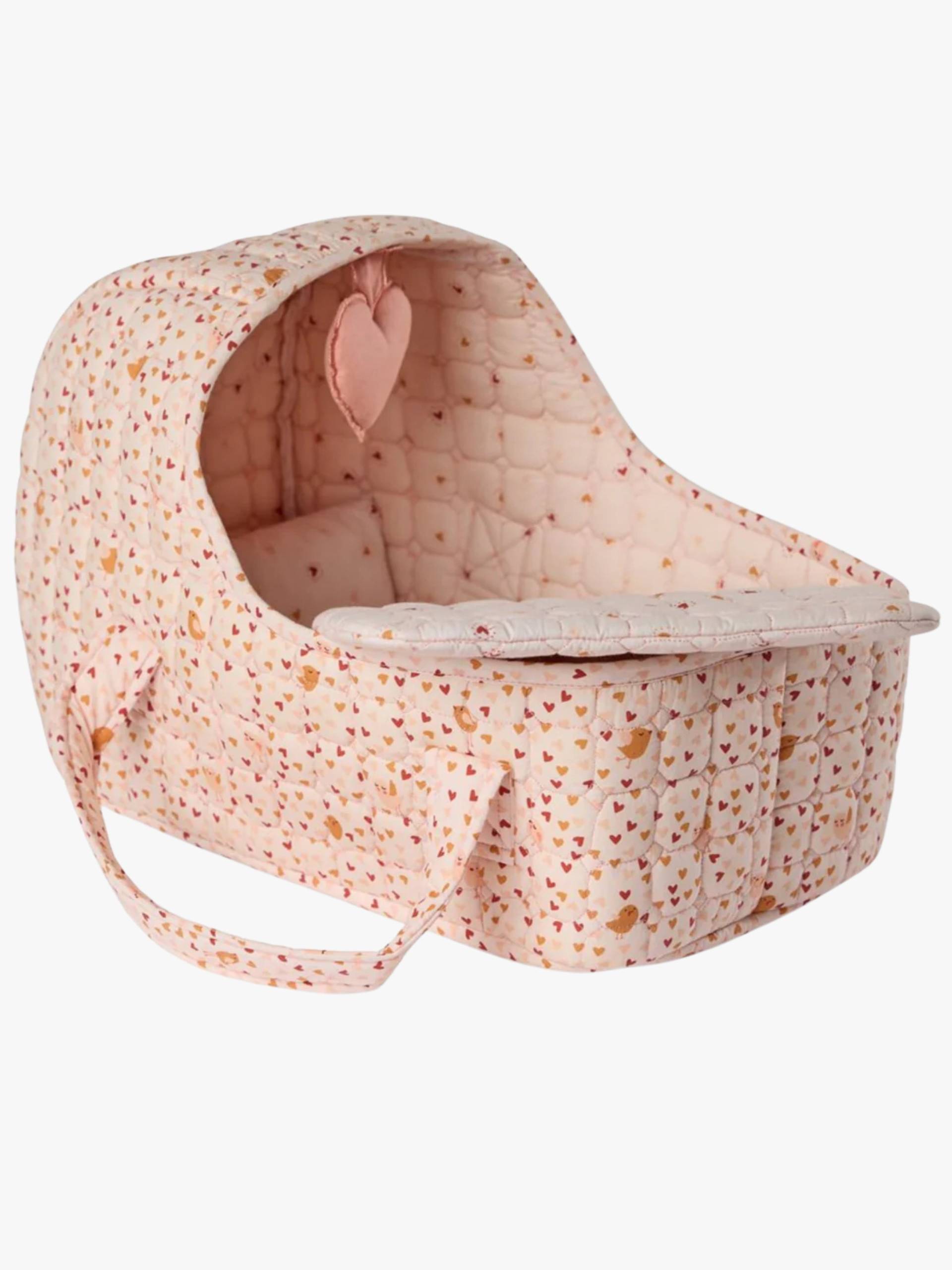 Smallstuff Puppenkorb mit Kissen und Decke Herzen Smallstuff Puppenkorb mit Kissen und Decke Herzen von Smallstuff