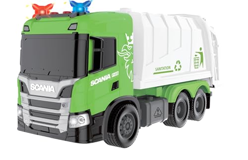 Smart BeBe Scania Müllwagen mit Lichter und Geräusche Friktions Spielzeug für Kinder von Smart BeBe