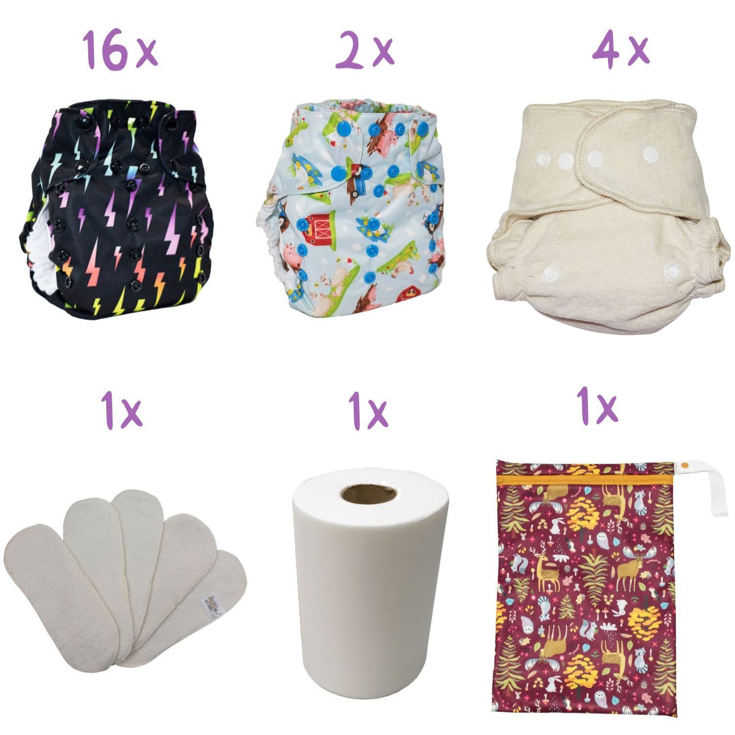 Smart Bottoms Dream Diaper 2.0 Stoffwindel-Komplettpaket - Smart Bottoms Dream Diaper 2.0 Stoffwindel-Komplettpaket - von Smart Bottoms