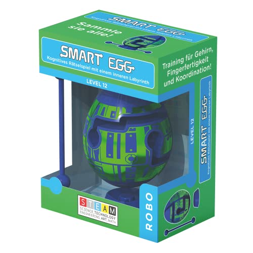 Smart Egg | Smart Egg 1-Layer Robo | Familienspiel | Rätselspiel | 1 Spieler | Ab 6+ Jahren | 10+ Minuten | Deutsch von Asmodee