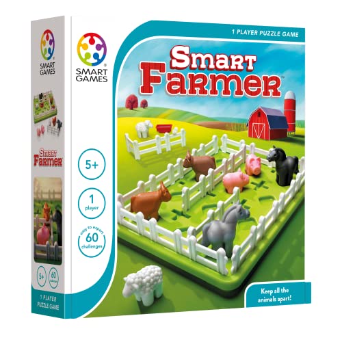 Buy smart games - Smart Farmer, Puzzle Game with 60 Challenges, 4+