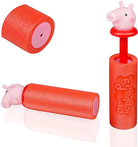 Smart-Planet 2X Wasserspritzpistole Peppa Pig Mini Schaumstoff Wasserpistole Foam Shooter - Wasser Spritzpistole - das Spielzeug für Garten Schwimmbad Hallenbad von Smart-Planet