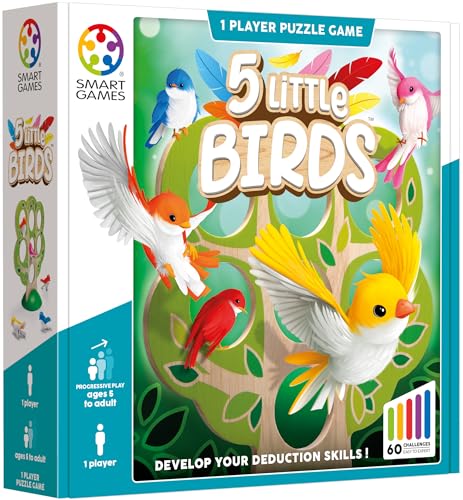 SmartGames - 5 Little Birds, Puzzle Game with 60 Challenges, Ages 5+ von SmartGames