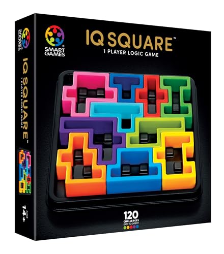 SmartGames - IQ Deluxe Square, Puzzlespiel mit 120 Herausforderungen, ab 14 Jahren SmartGames - IQ Deluxe Square, Puzzlespiel mit 120 Herausforderungen, ab 14 Jahren von SmartGames