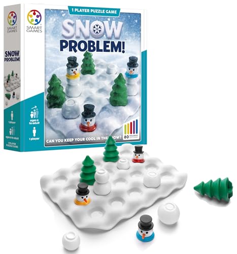 SmartGames - Schneeproblem - Pädagogisches Puzzlespiel - Brainteaser - Mehrstufige Logik und Denkherausforderungen - 1 Spieler - Mehrsprachig - SG 095 SmartGames - Schneeproblem - Pädagogisches Puzzlespiel - Brainteaser - Mehrstufige Logik und Denkherausforderungen - 1 Spieler - Mehrsprachig - SG 095 von SmartGames