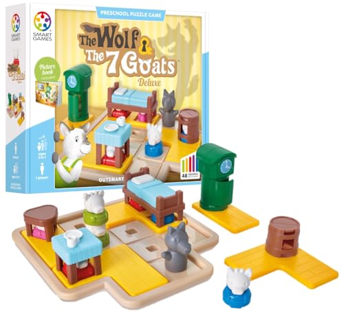 SmartGames - Hide & Seek Deluxe, Vorschul-Puzzlespiel mit 48 Herausforderungen, Alter 3 bis 7 Jahre SmartGames - Hide & Seek Deluxe, Vorschul-Puzzlespiel mit 48 Herausforderungen, Alter 3 bis 7 Jahre von SmartGames