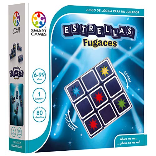 SmartGames Fugaces Stars | Kinderpuzzle | Brettspiele für Kinder 6 Jahre | Lernspiele für 1 Spieler | Kinderspiele | Geschenke für Kinder von SmartGames