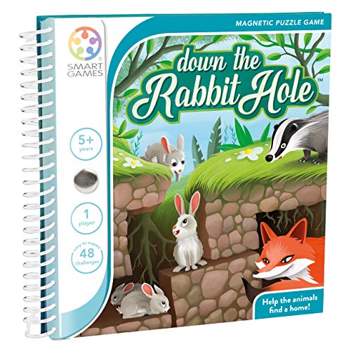 Smart Games - Down The Rabbit Hole, Magnetic Puzzle Game with 48 Challenges, 5+ Years Smart Games - Down The Rabbit Hole, Magnetic Puzzle Game with 48 Challenges, 5+ Years von SmartGames