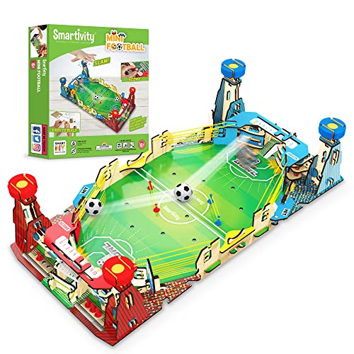 Smartivity Mini Fussball, Fußballtisch, DIY STEM, Bau-basiertes Aktivitätsspiel für Kinder von 6 bis 14, für Jungen und Mädchen | Holdiay Spielzeug für Kinder von Smartivity