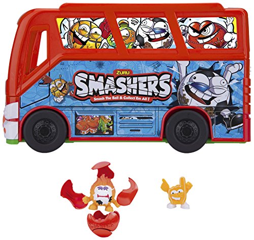 Smashers - Fußball Bus mit 2 Figuren, Fußball (Famosa 700014384) von ZURU SMASHERS