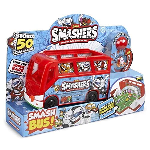 Smashers - Fußball Bus mit 2 Figuren, Fußball (Famosa 700014384) von ZURU SMASHERS