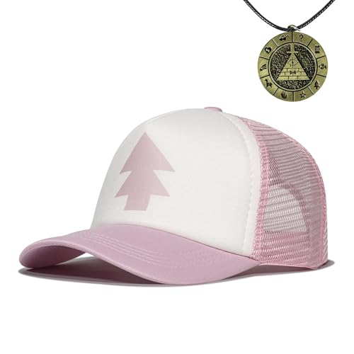 Dipper Hut Cosplay Kostüm für Erwachsene, Pines Party Bekleidungsset, Rosa von Smatutor