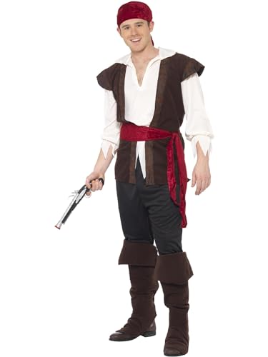 Pirate Costume with Bandana (L) von Smiffys