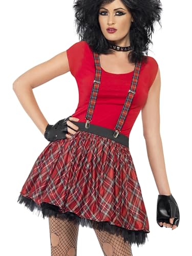 Smiffys Punk-Kit, mit Tutu, Armbändern und fingerlosen Handschuhen von Smiffys