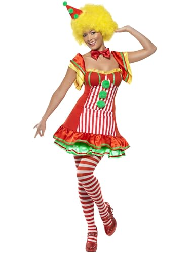 Boo Boo Der Clown mit Kleid und Hut auf Haarreifen, Medium von Smiffys