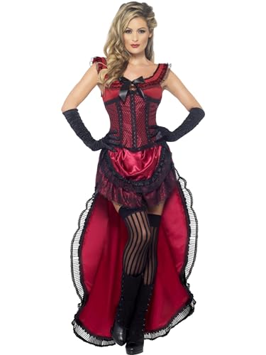 Deluxe Western Authentic Brothel Babe Costume (M) von Smiffys