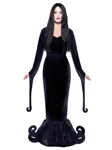 Smiffys Kostüm Herzogin, Schwarz, mit langem Kleid und Saumdetail von Smiffys