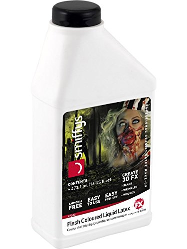 Smiffys Zombie-Flüssiglatex, niedriger Ammoniakgehalt, Fleisch, 473,17ml/16 US FL.oz von Smiffys