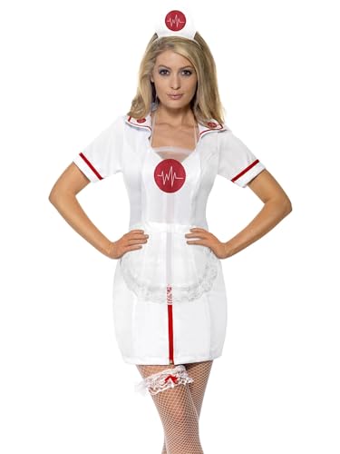 Krankenschwester Set 3-teilig Nurse Set Hut Strumpfband Sch�rze von Smiffys