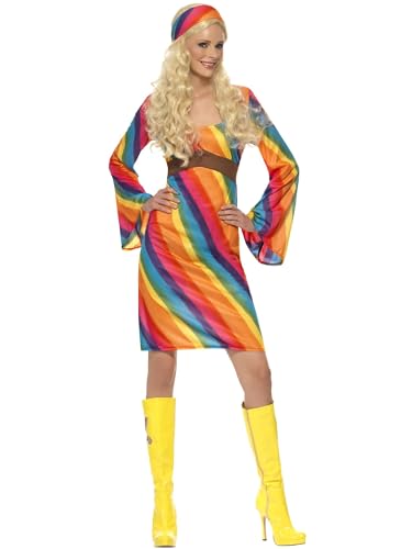 Rainbow Hippie Costume von Smiffys