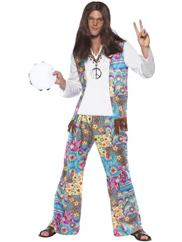 Groovy Hippie Costume (M) von Smiffys