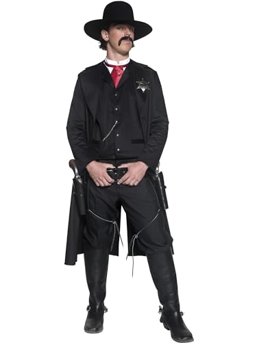 Deluxe Authentic Western Sheriff Costume (M) von Smiffys