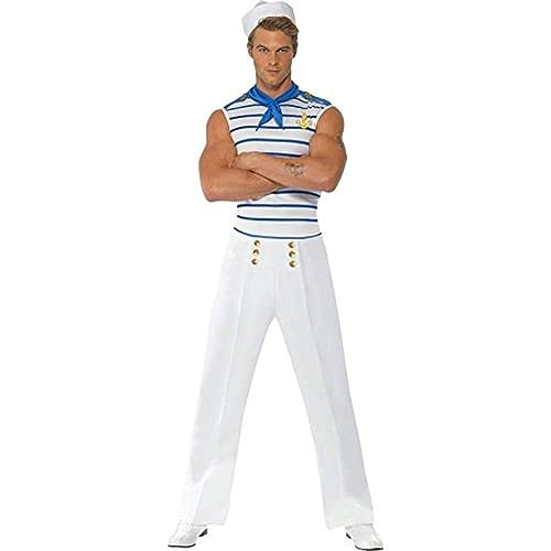 Fever Male French Sailor Costume (M) von Smiffys