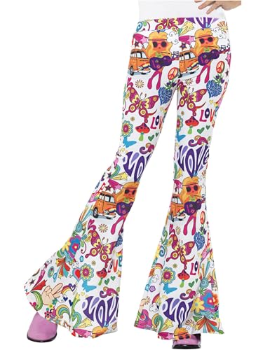 Groovy Flared Trousers, Ladies (M) von Smiffys