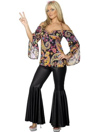 Hippie Costume, Female (L) von Smiffys