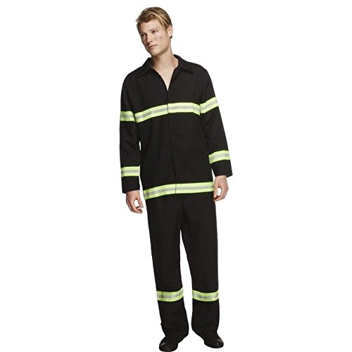 Smiffys Fever Kollektion, Feuerwehrmann Kostüm, Jacke und Hose von Smiffys