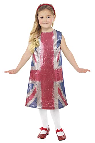 Smiffys Union Jack All That Glitters Kleid Small von Smiffys