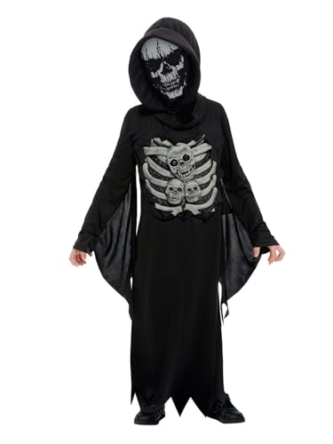 Skeleton Reaper Costume, Black (M) von Smiffys