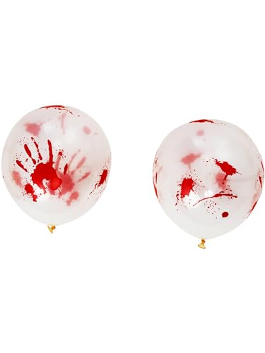 Smiffys Blutige Luftballons, 8 St., 30 cm von Smiffys