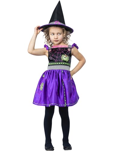 Smiffys Stitch Witch-Kostüm, Kleid & Hut von Smiffys