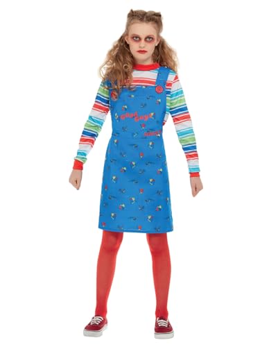 Smiffys Chucky-Kostüm, Blau, mit Kleid und Oberteil von Smiffys