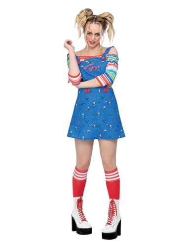 Smiffys Chucky Kostüm, Schürzen-Minikleid & Oberteil von Smiffys