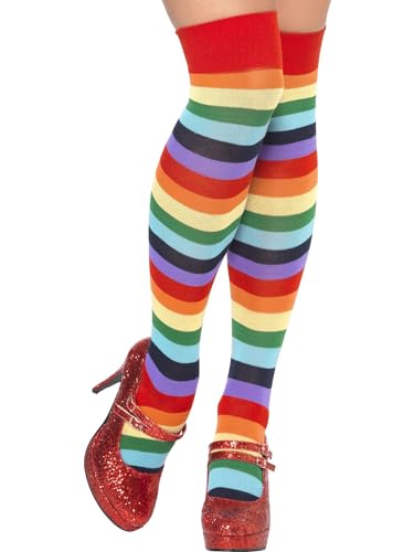 Smiffys Clown-Socken, Lang, Mehrfarbig von Smiffys