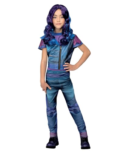 Smiffys Disney Descendants Mal-Kostüm, Einteiler mit Mock-Jacke von Smiffys