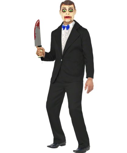 Smiffy's Ventriloquist Dummy with Jacket and Mask - Large von Smiffys