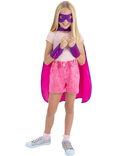 Smiffys Kit Superheld, rosa, mit Umhang, Augenmaske und Manschetten Smiffys Kit Superheld, rosa, mit Umhang, Augenmaske und Manschetten von Smiffys