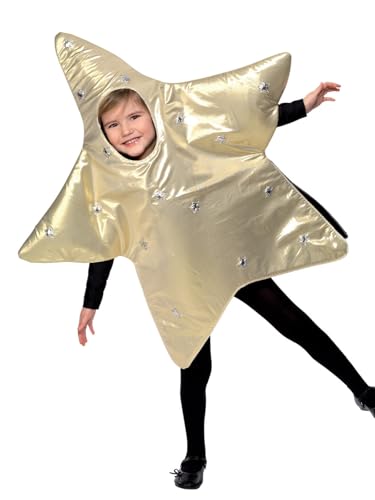 Smiffys Kostüm Weihnachtsstern, Gold, mit Überzieher Smiffys Kostüm Weihnachtsstern, Gold, mit Überzieher von Smiffys