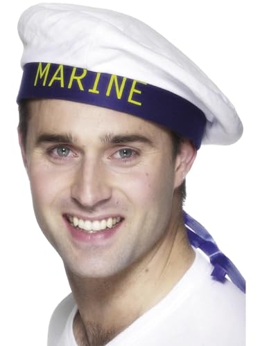 Smiffys Marine-Matrosenmütze, mit Bändern Smiffys Marine-Matrosenmütze, mit Bändern von Smiffys