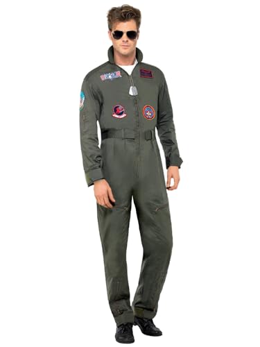 Top Gun Deluxe Male Costume (L) von Smiffys