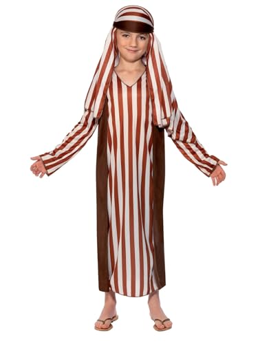 Smiffys Kostüm Schäfer, Braun, mit Gewand und Kopfteil Smiffys Kostüm Schäfer, Braun, mit Gewand und Kopfteil von Smiffys