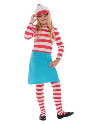 Where's Wally? Wenda Child Costume (M) von Smiffys