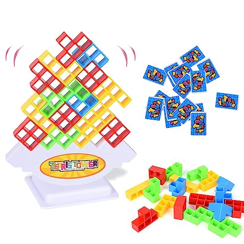 Kreative Stapelspiele, Puzzlespiele-Geschenke, Stapeln Spielzeug für Kinder, Denkspiel Motorikspielzeug, Tetris Spiel Kinder für Jungen und Mädchen ab Jahre 3+ von Smilbaley