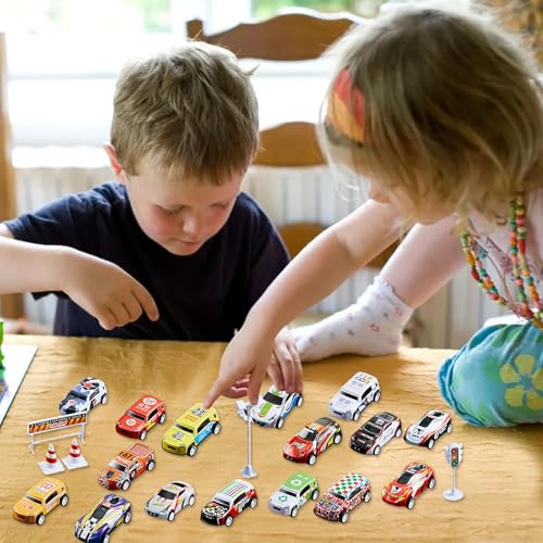 70-teiliges Set Pullback Auto Set - 6.5CM Spielzeugauto Rückzug Set,Spielzeugauto Mit Rückzug Set,Spielzeugwagen Für Kinder,Rückziehautos Miniatur Legierung,Rückziehautos Set Mit Aufbewahrungsbox von Smileshiney