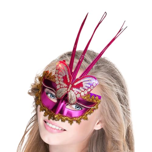 Smileshiney Halloween-Party-Maske - Madi Grad Party Cosplay Requisiten Maske | Beleuchten Sie Ihr Abend-, Abschlussball-, Ball-, Masken-, Bar-Kostümzubehör für die Hochzeit von Smileshiney